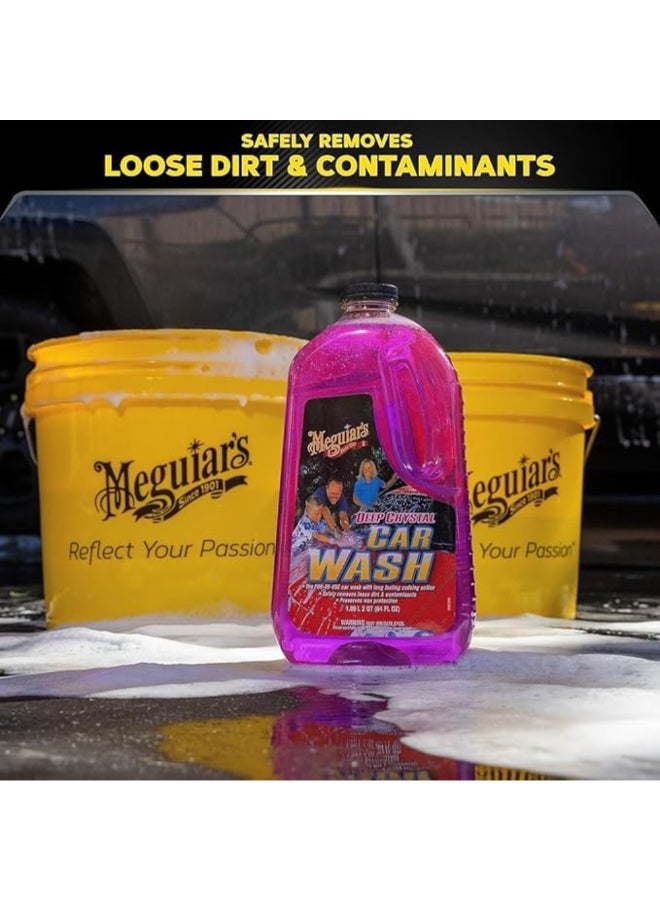 Meguiar's Deep Crystal Literong Literasting Sudsing Car Wash Cleaner 1.89 Liter G10464 - Image 3
